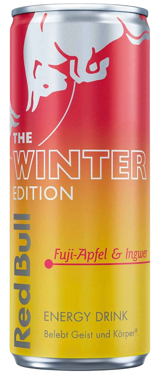 RedBull Winter Edition Fuji-Apfel & Ingwer 250ml (inkl. Pfand) MHD 21.09.2026