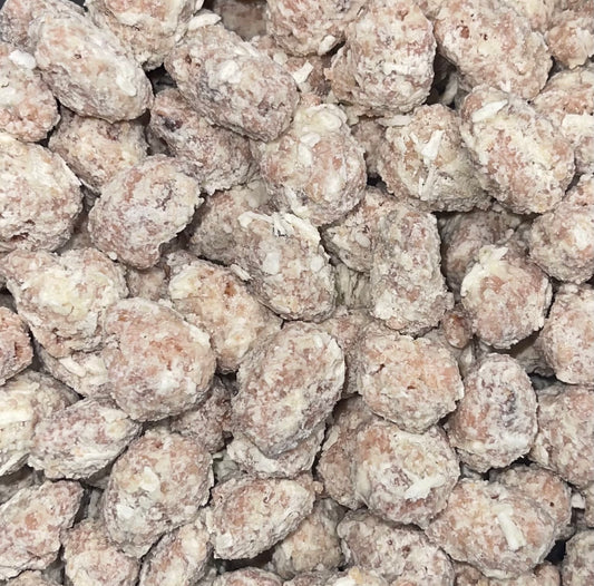 Gebrannte Mandeln weiße Schokolade & Kokos 200g