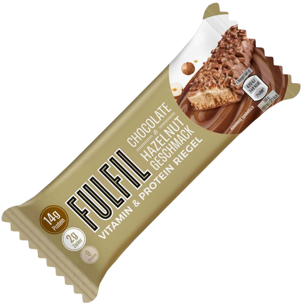 Fulfil Vitamin&Protein Riegel Chocolate&Hazelnut 40g MHD 15.03.2026