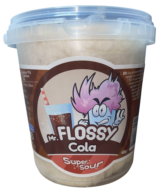 Mr Flossy Zuckerwatte Cola 40g