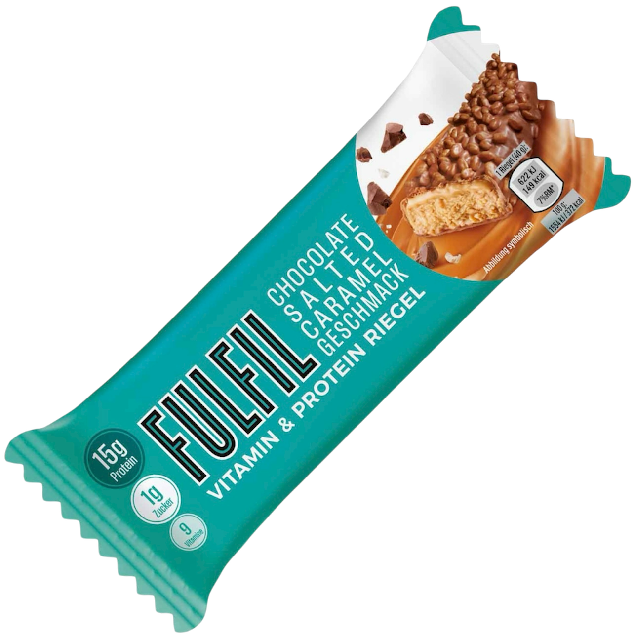 Fulfil Vitamin&Protein Riegel Chocolate Salted Caramel 40g MHD 13.3.2026