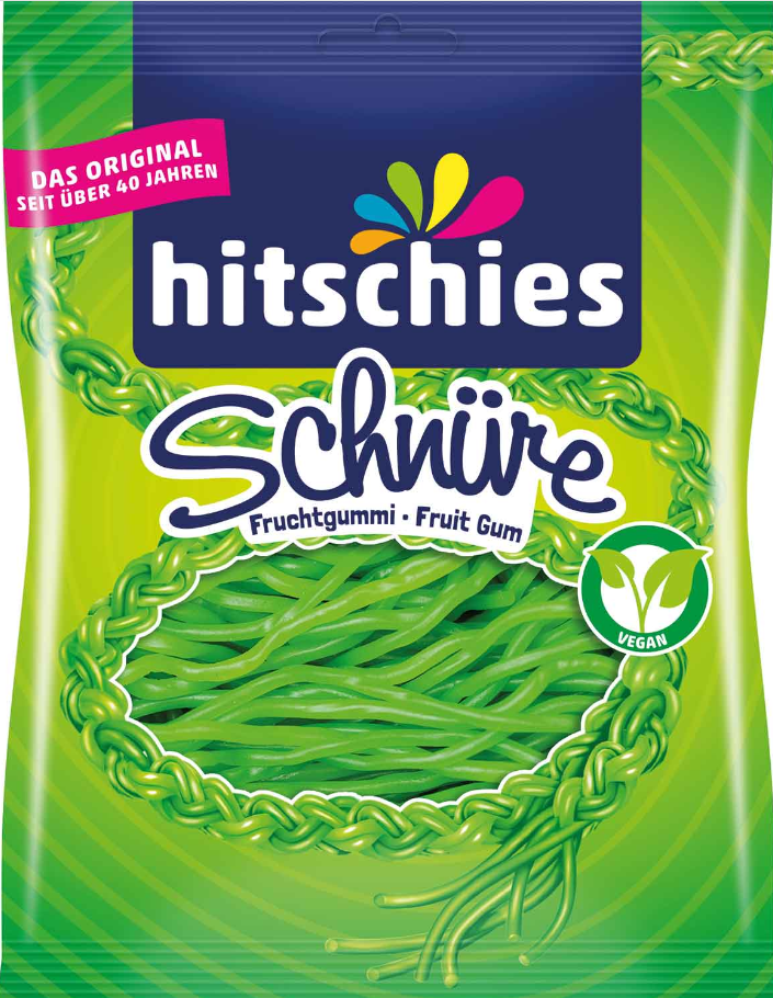 Hitschies Apfel Schnüre - vegan