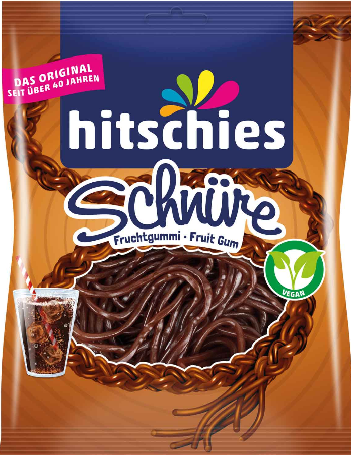 Hitschies Cola Schnüre - vegan