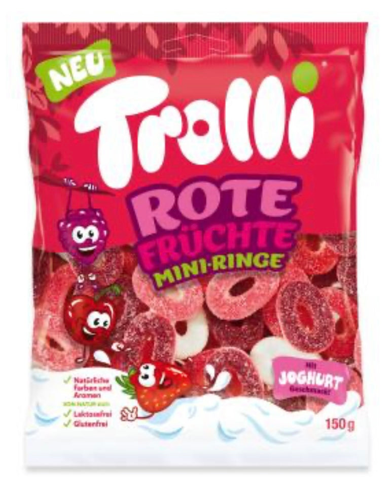 Trolli rote Früchte Mini-Ringe