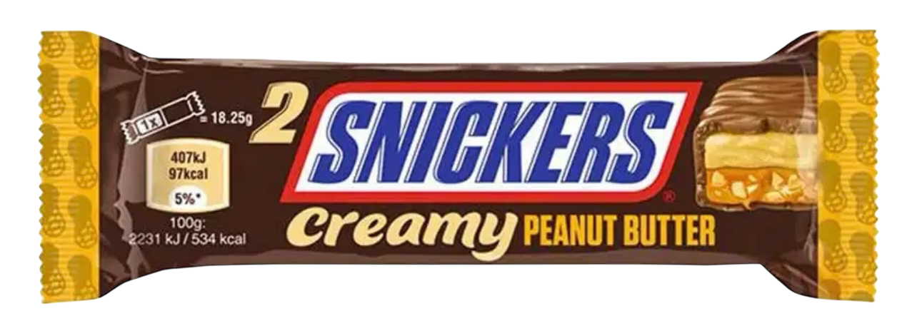 Snickers Creamy Peanut Butter 36,5g