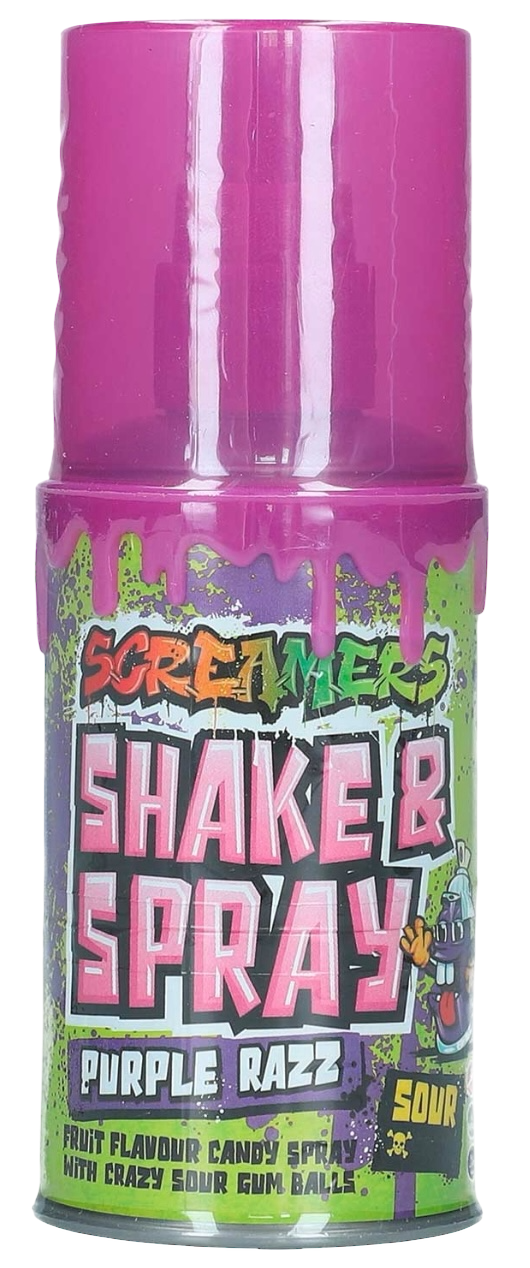 Screamers Shake&Spray Purple Razz