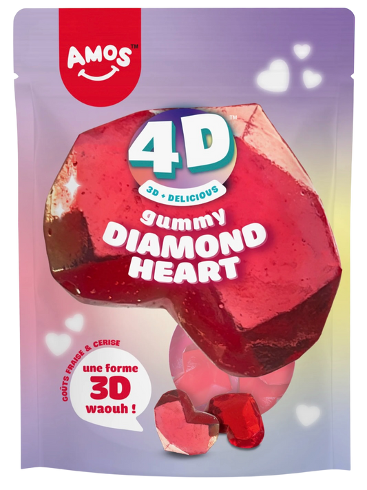 Amos 4d Diamond Heart 65g