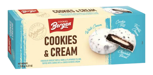 Bergen Cookies & Cream 128g