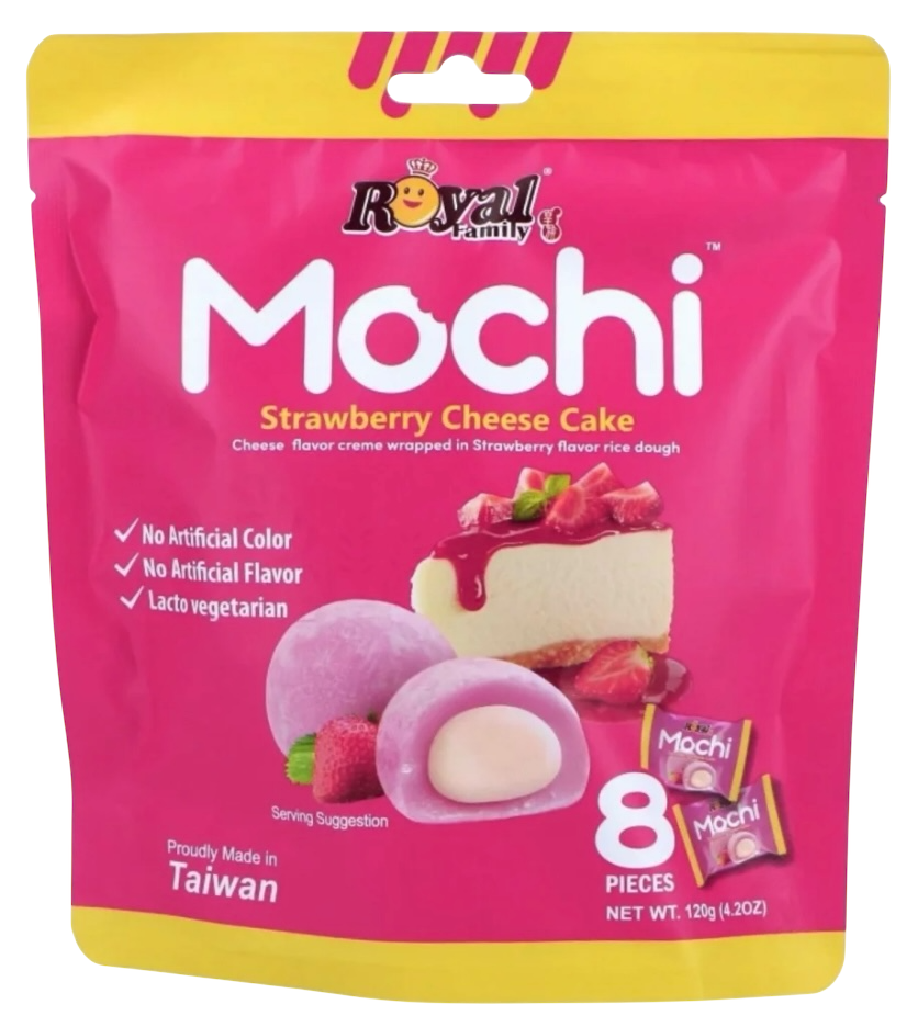 Royal Family Mochi Strawberry Cheesecake 120g