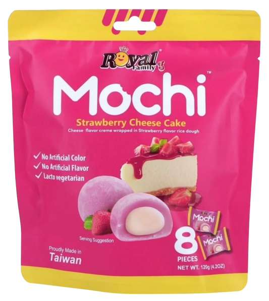 Royal Family Mochi Strawberry Cheesecake 120g