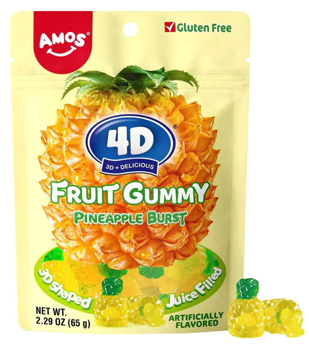 Amos 4d Pineapple 65g