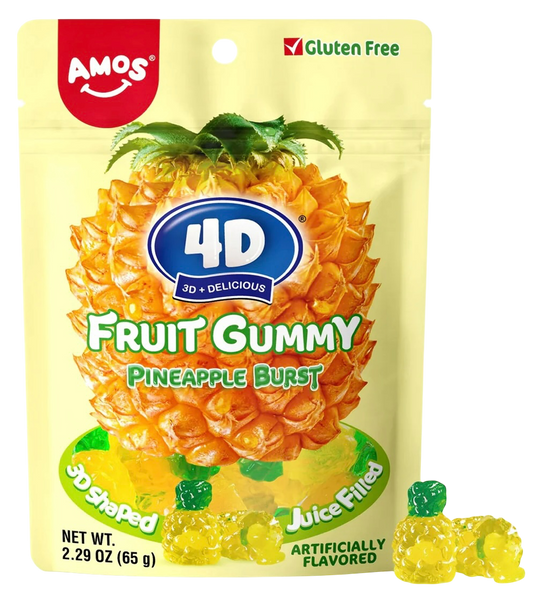 Amos 4d Pineapple 65g