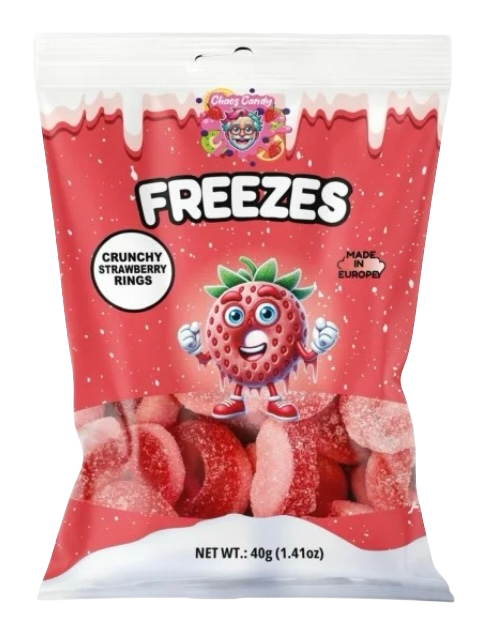 Freezes Strawberry Rings 40g