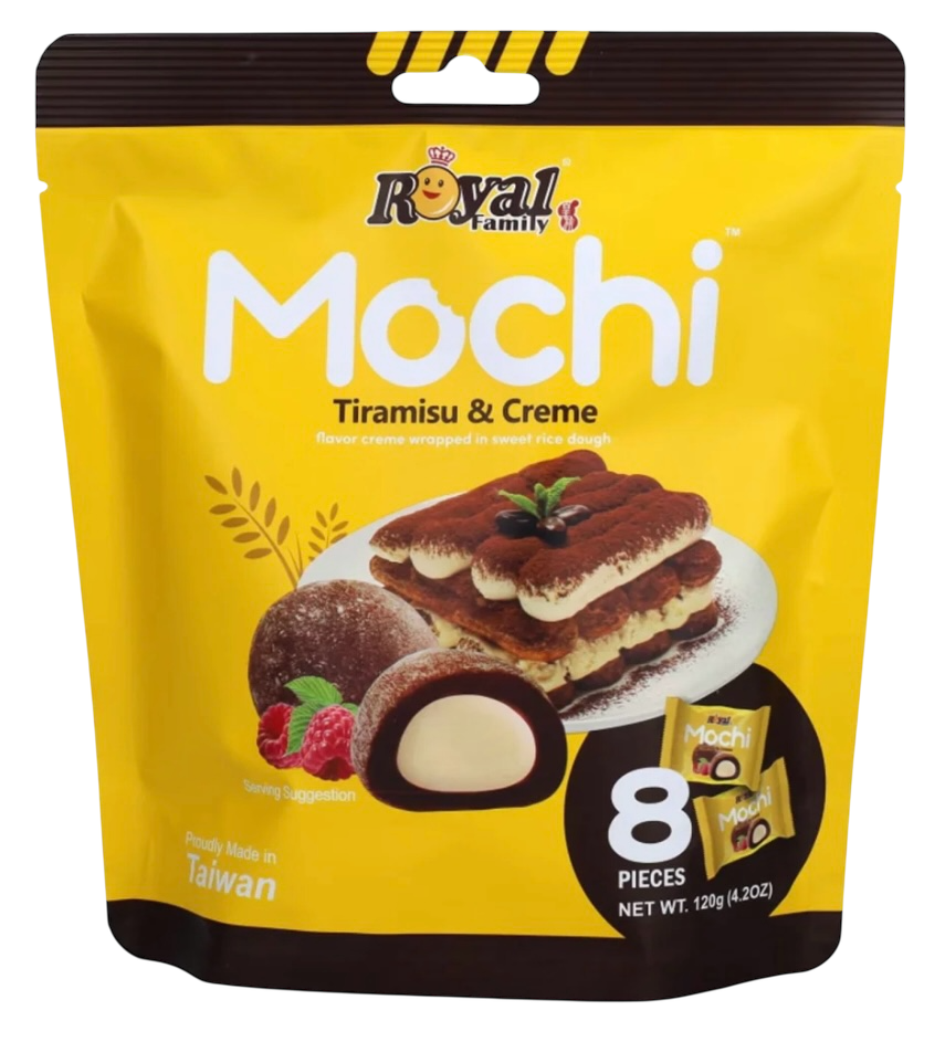 Royal Family Mochi Tiramisu & Cream 120g