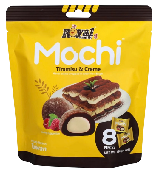 Royal Family Mochi Tiramisu & Cream 120g