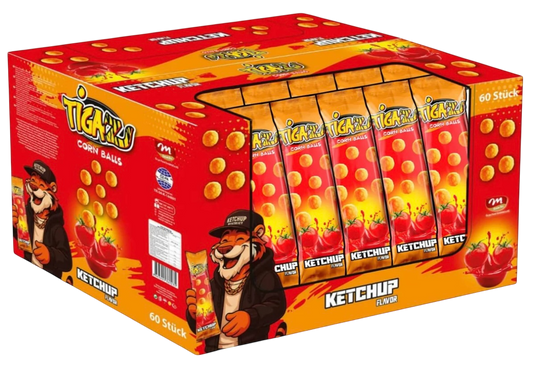 Tigaz Corn Balls Ketchup 20g
