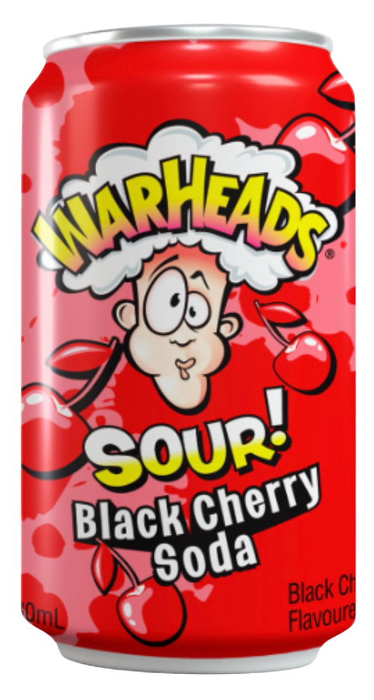 Warheads Soda Black Cherry 330ml (inkl. Pfand)