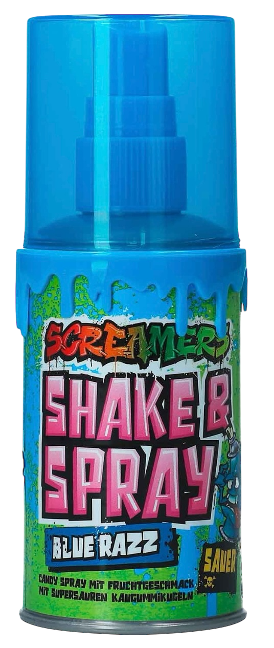 Screamers Shake&Spray Blue Razz