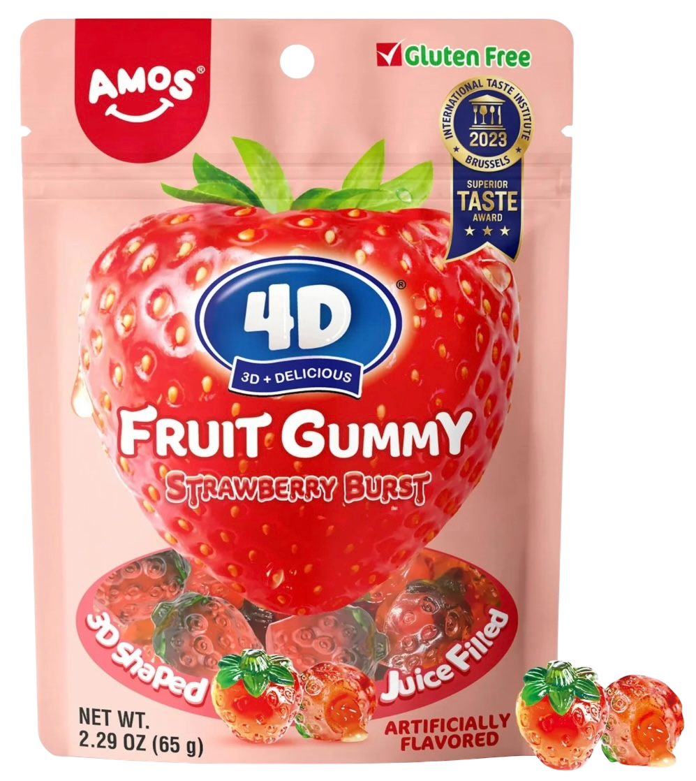 Amos 4d Strawberry 65g