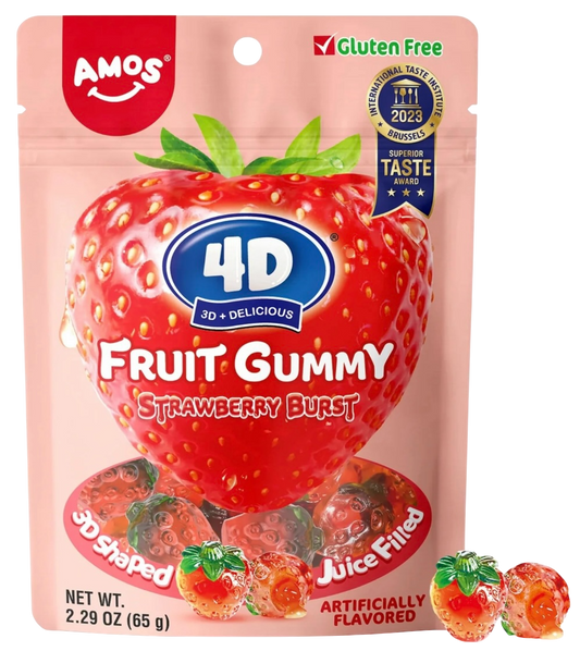 Amos 4d Strawberry 65g