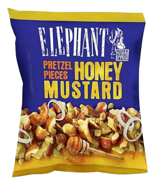 Elephant Pretzel Pieces Honey Mustard 125g