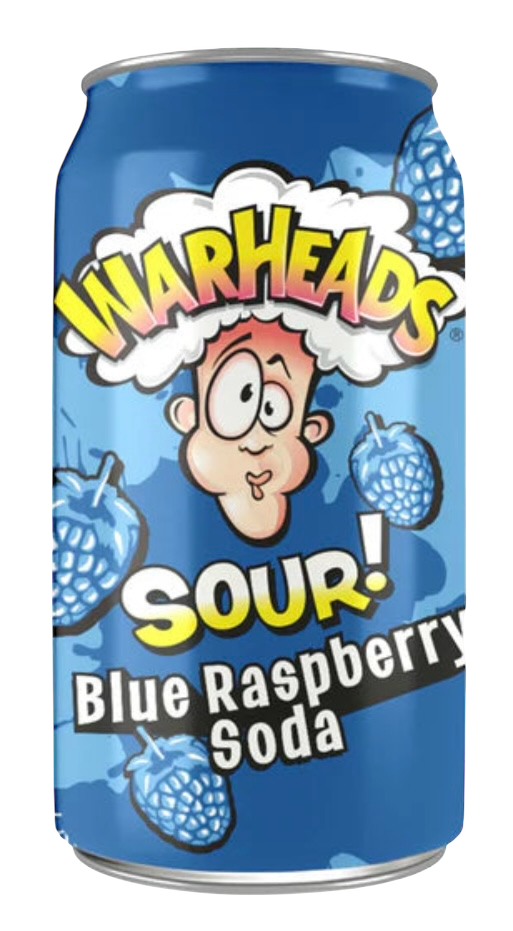 Warheads Soda Blue Raspberry 330ml (inkl. Pfand)