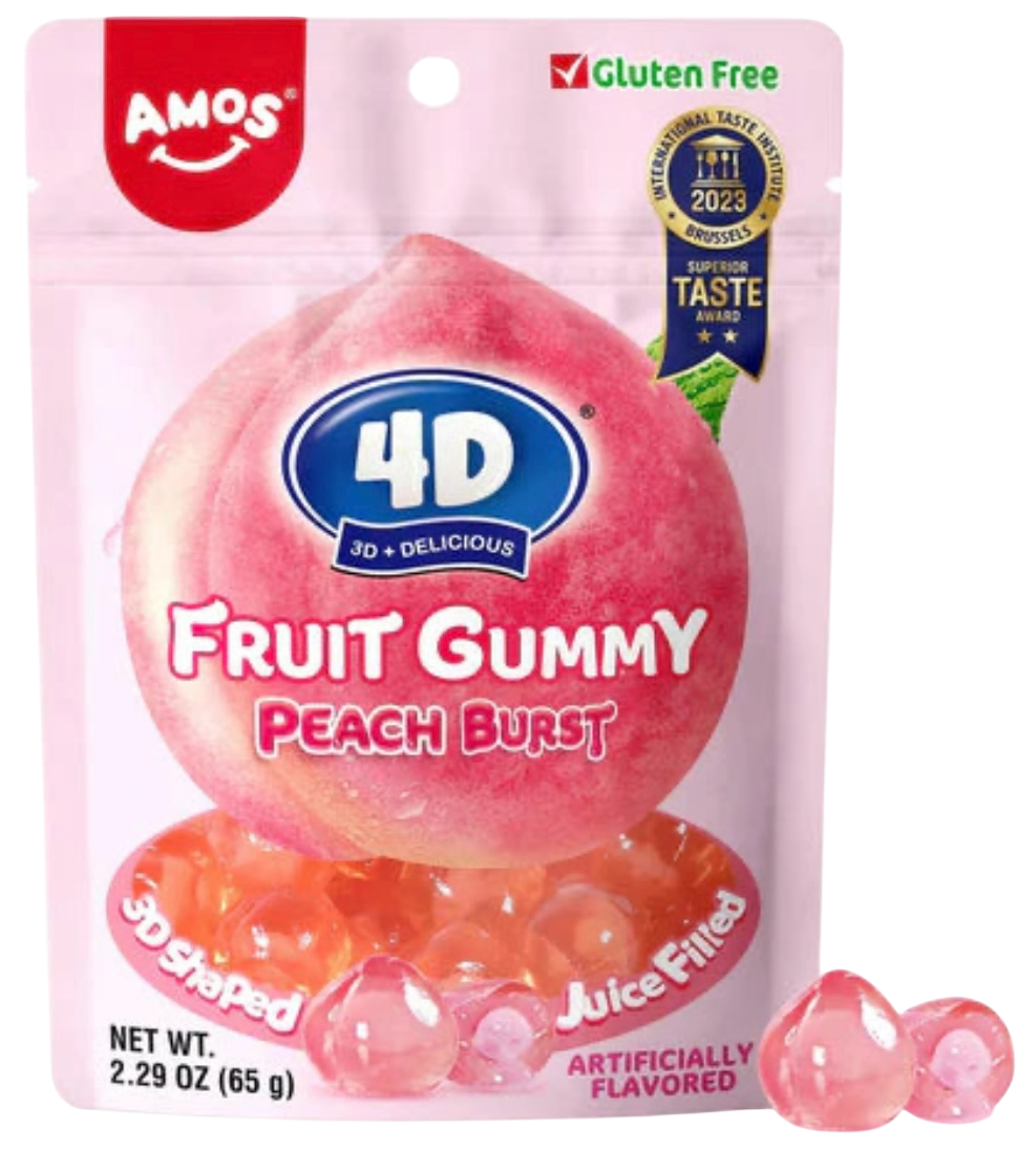Amos 4d Peach 65g
