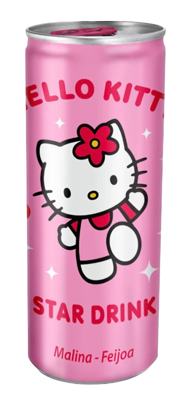 Hello Kitty Star Drink Malina-Feijoa (Himbeere) 250ml (inkl. Pfand)