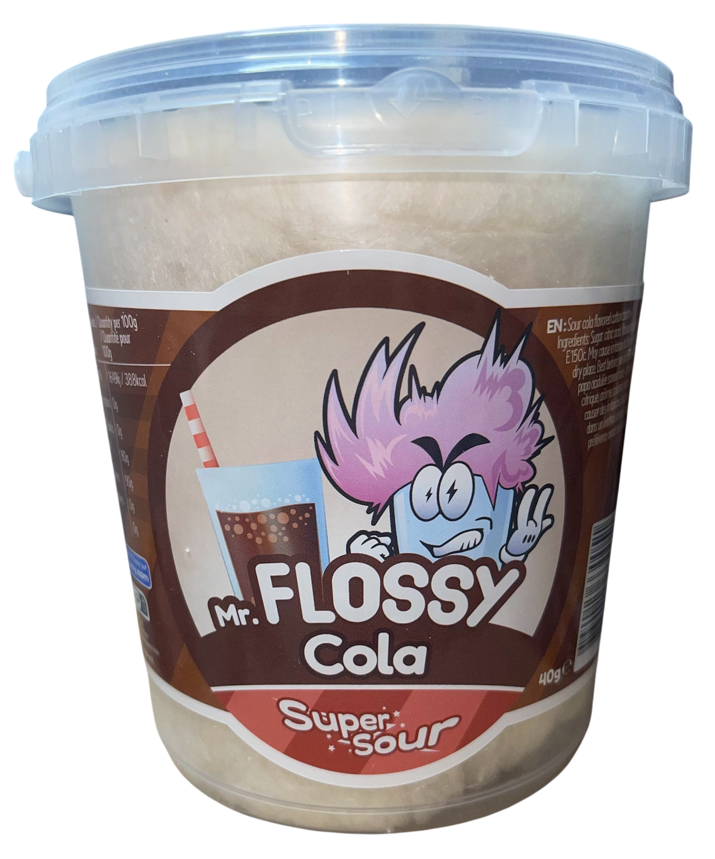 Mr Flossy Zuckerwatte Cola 40g