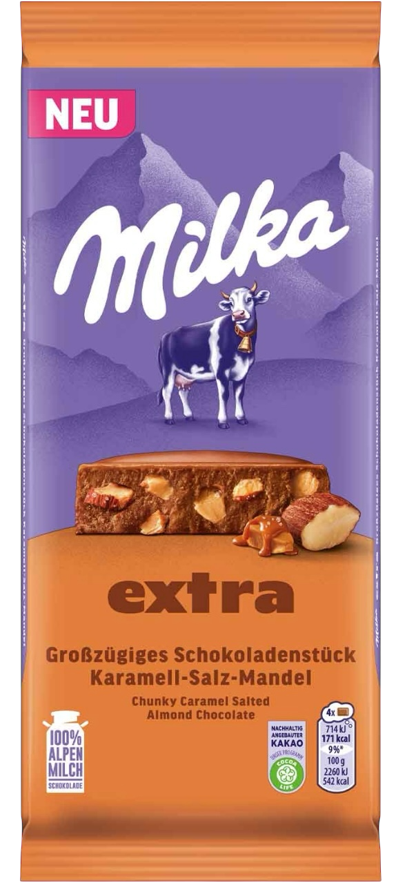 Milka Karamell-Salz-Mandel 190g