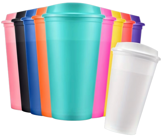Plastikbecher bunt (versch. farben)