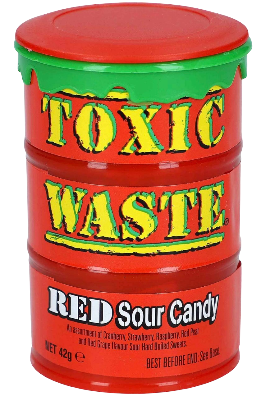 Toxic Waste RED Sour Candy