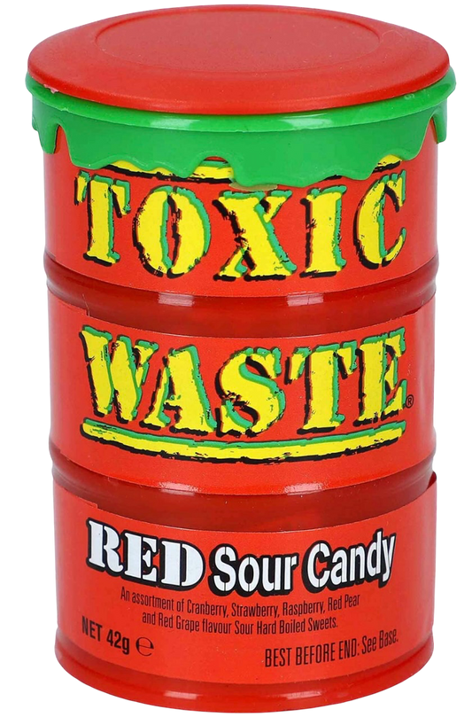 Toxic Waste RED Sour Candy