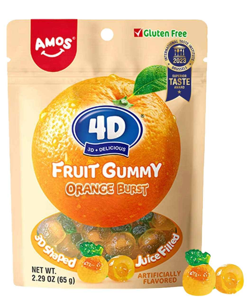 Amos 4d Orange 65g