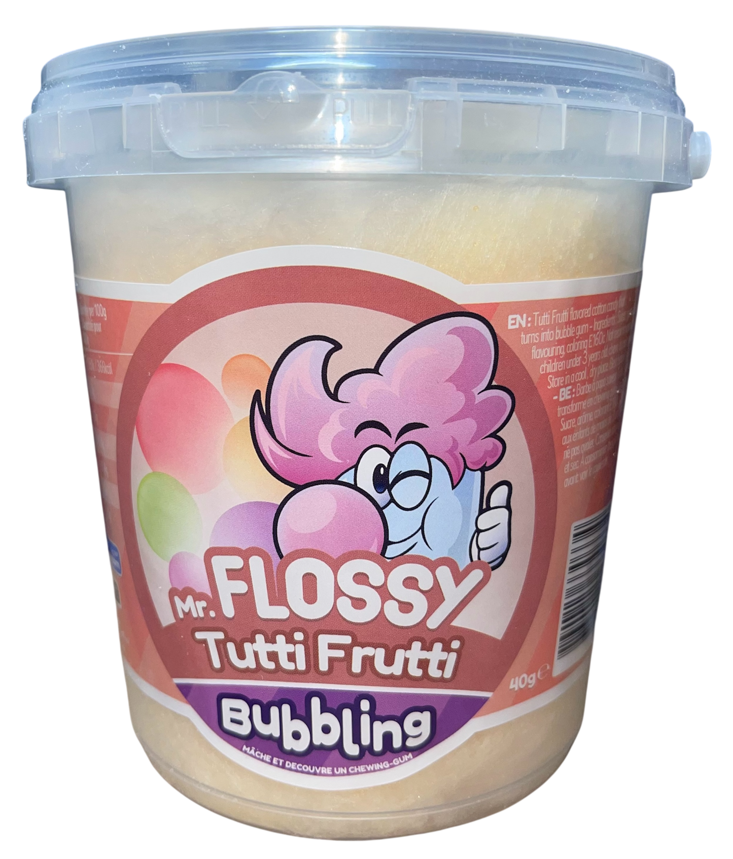 Mr Flossy Zuckerwatte Tutti Frutti 40g