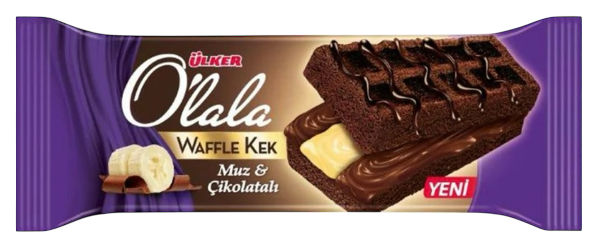 Ülker O‘lala Waffle Kek Schoko&Banane 70g