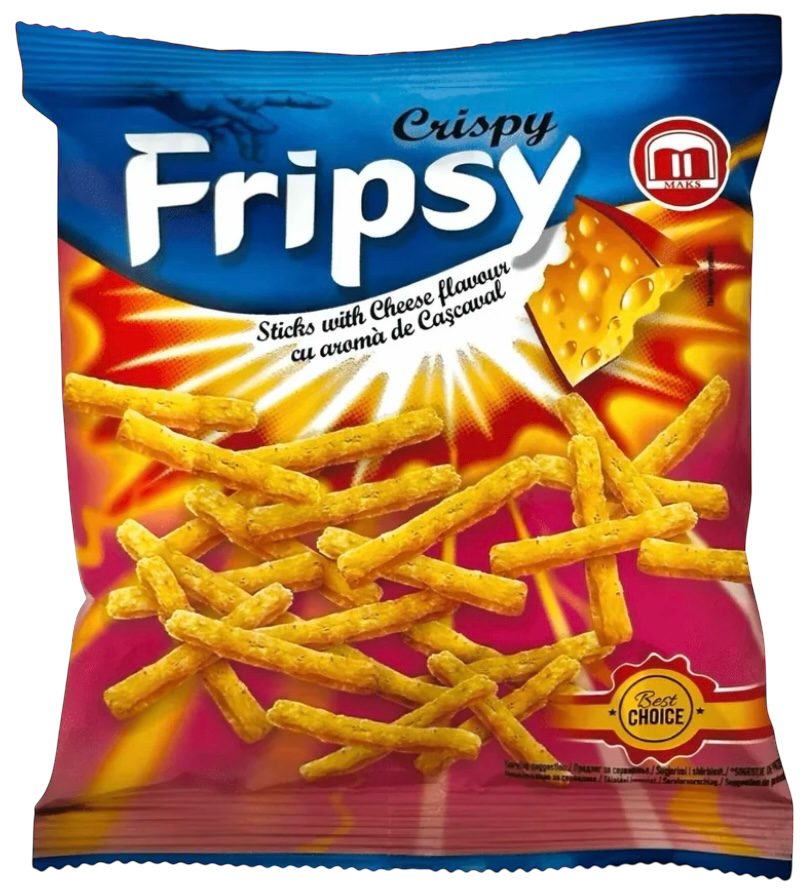 Fripsy Sticks Cheese 50g