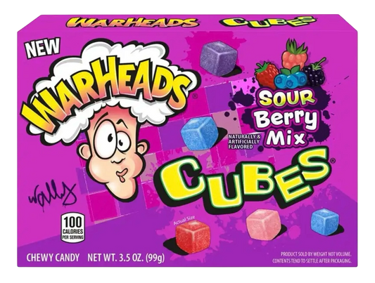 Warheads sour Berry Mix Cubes 99g