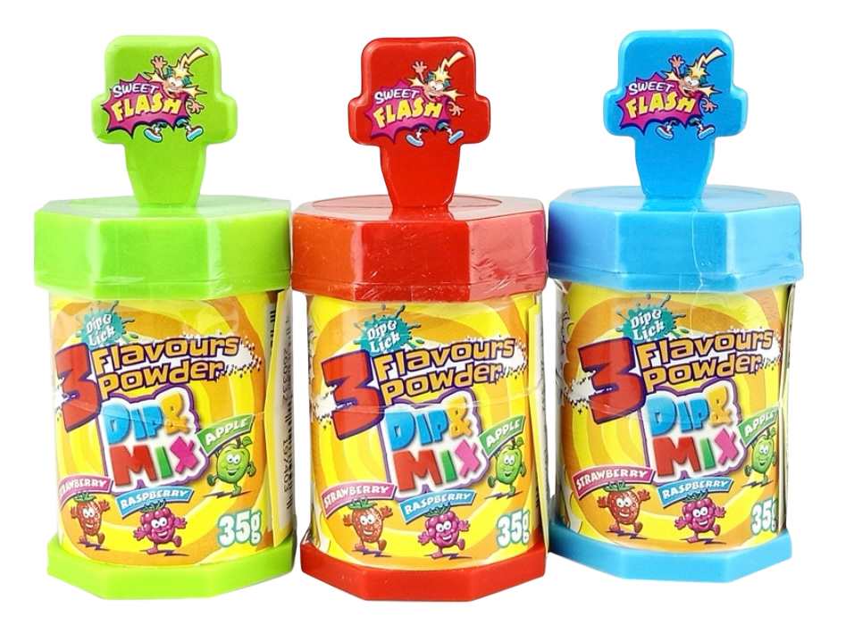 3 Flavours Powder Dip&Mix 35g