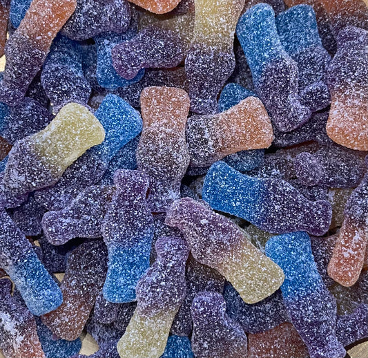 Haribo Purple Colaflaschen