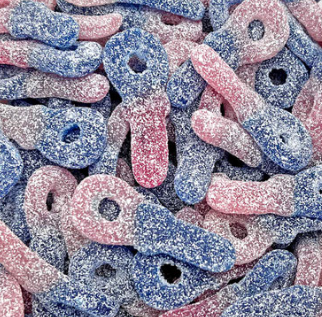 saure Bubblegum Schnuller - vegan