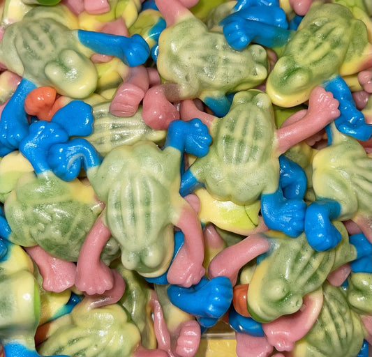 Vidal bunte Frösche
